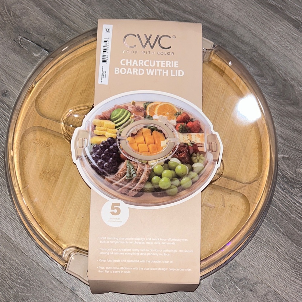 CWC Charcuterie Board with Lid